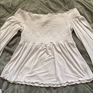American eagle off the shoulder top size medium